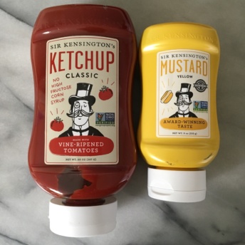 Gluten-free ketchup and mustard from Sir Kensington's